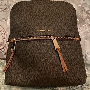 Michael kors rhea slim backpack